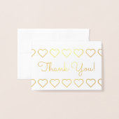 エレガント、"基本ありがとう!" カード (封筒付き正面)