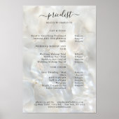 エレガント，大理石，サロン，価格表ポスター ポスター (正面)