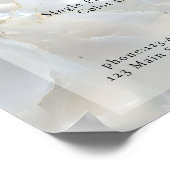 エレガント，大理石，サロン，価格表ポスター ポスター (角)