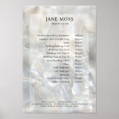 エレガント，大理石，サロン，価格表ポスター ポスター (正面)