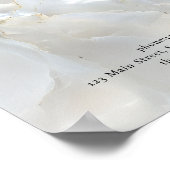 エレガント，大理石，サロン，価格表ポスター ポスター (角)