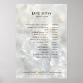 エレガント，大理石，サロン，価格表ポスター ポスター (正面)