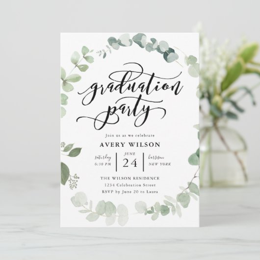 エレガント 招待状 (スタンド正面)