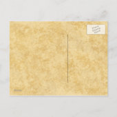 エレガント、日付の保存、ピーコック、カスタム 案内ポストカード (裏面)