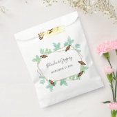 エレガント（昆虫）オオカバマダラ、モナークバタフ結婚ィー フェイバーバッグ (封をした状態)