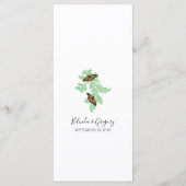 エレガント（昆虫）オオカバマダラ、モナークバタフ結婚ィー メニュー (裏面)