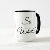 エレガント&水モダン色フローラ60誕生日 マグカップ (正面右)