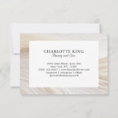 エレガント，波，サロン，バウチャー，ギフト券 (裏面)