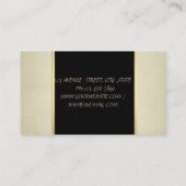 エレガント 洗練された モダン 名刺 (裏面)