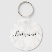 エレガント&白モダン大理石メイド・オブ・オーナー（花嫁付き添い人）