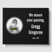 エレガント&立派なメモリアルゲストブック ゲストブック (正面)