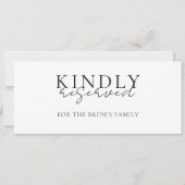 エレガント,結婚s，椅子の上に予約されつるた署名 (正面)