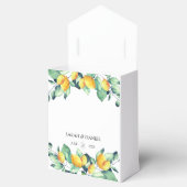 エレガント,緑,レモ結婚ン フェイバーボックス (オープン)