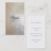 エレガント、背景の抽象美術とカスタマイズ可能 名刺 (正面/裏面)