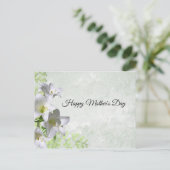 エレガント,花,リリー ポストカード (スタンド正面)