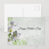 エレガント,花,リリー ポストカード (正面/裏面)