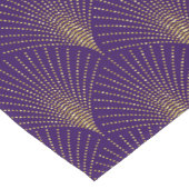 エレガント&金ゴールドアートデコ模様 ショートテーブルランナー (コーナー)