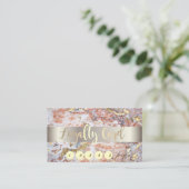 エレガント,金ゴールド,グラデーション大理石のロイヤリティカード ロイヤリティカード (スタンド正面)