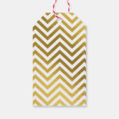 エレガント&金モダン箔クリスマスファミリーフォト ギフトタグ (裏面)