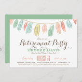 エレガント、除モダン職パーティの招待状 招待状 (正面/裏面)