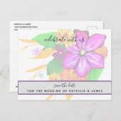 エレガント、魔法、およびはっきりしたフローラの保存日 ポストカード (正面/裏面)