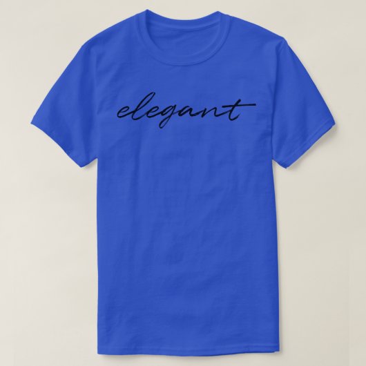 エレガント Tシャツ (デザイン正面)