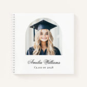 エレガントarch大学院写真名class guest book ノートブック (正面)