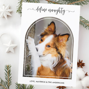エレガントArch Define Christmasいけな Pet Photo シーズンカード