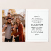 エレガントart deco photo happy New Year 箔カード (内部)