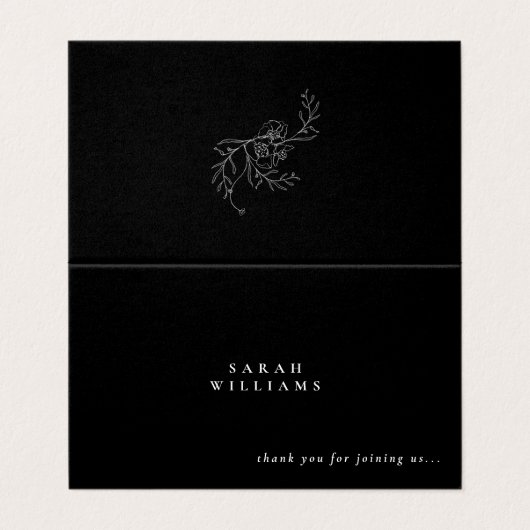 エレガントB/Wヴィンテージフローラ名 (外部フラット)