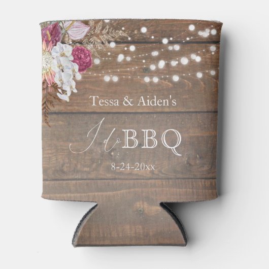 エレガントBBQビ素朴アを行うフローラウッド 缶クーラー (正面)