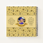 エレガントBee-lieve in Your Journey Grad Keepsake ノートブック (裏面)