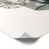 エレガントBiedermeier紳士のポスター ポスター (角)