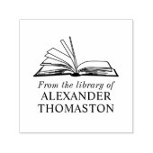 エレガントBook "From the Library of"の名前を開く セルフインキングスタンプ (デザイン)