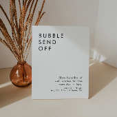 エレガントBubble Send Off Wedding Reception 台座サイン