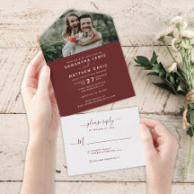 エレガントBurgundy Red Writhapt 結婚's