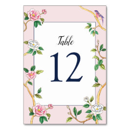 エレガントChinoiserieフローラ テーブルナンバー