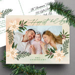 エレガントChristmas Poinsettia Splendor写真 シーズンポストカード<br><div class="desc">💌共有愛と私の慎重に細工されたグリーティングカードで休日の応援を広げる。このカードは、友人、家族や大学への休暇の願いのキャンバスである。私は魅力的なデザインを飾り、これが私の休日コレクション全体を定義した。私と同じくらいカードやコレクションが好きになってくれるといいな。_____________________________ ***このデザインはクリスマスのホリデーコレクションの一部***私の「フェスティバルフローラ：クリスマスプレンダーPoinsettia喜び」コレクションと永遠の休日の魅力の世界にステップイン。🌸🎄花模様、緑豊かな緑の松葉の、優美な赤い果実、黄色と赤のポインセチアの魅惑的な色合いの魅惑的なブレンドで季節の魔法を受け入れる。心温まるグリーティングカードから絶妙なオーナメント、居心地の良い靴下、エンベースタイリッシュプ、ステッカー、そして様々なメール用アクセサリーまでよくはしゃぐ、私はフェスティバルの宝物をキュレーションして、あなたの休日の瞬間を本当に思い出に残せるようにしている。「フェスティバルフローラ：クリスマスプレゼントPoinsettia Delight」コレクションのあらゆる要素で伝統と芸術性の調和のとれたブレンドを発見。あなたは自分の宇宙を飾るか、マイルを越えて心からの願いを送るかに関わらず、私のアイテムの配列はあなたのホリデーシーズンが喜び、色と自然の美しいで溢れていることを保証する。_______________________このデザインテンプレートは完全に編集可能でカスタマイズ可能でクリックす。デザインに移動、追加、削除、または変更を行うボタンを追加します。 *任意のデザインの質問やデザインやオプションを必要とするを持つ必要がありますもし。 _______________________ *任意のを持っています。</div>