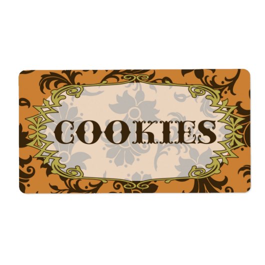 エレガントCookie食品ラベル ラベル (正面)