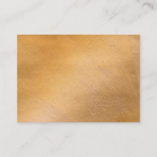 エレガントCopper Candle Company V4名刺 名刺 (裏面)