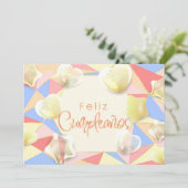 エレガントcumpleos!スペインの誕生日 招待状 (スタンド正面)