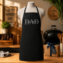 エレガントDAD Love You ブラックエプロン
