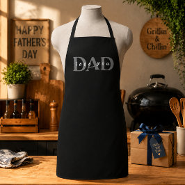 エレガントDAD Love You ブラックエプロン エプロン