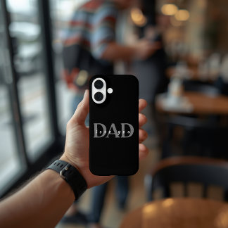 エレガントDAD Love You ブラックiPhone 16ケース iPhone 16ケース