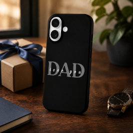 エレガントDAD Love You ブラックiPhone 16ケース iPhone 16ケース
