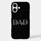 エレガントDAD Love You ブラックiPhone 16ケース Case-Mate iPhoneケース (裏面)