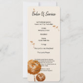 エレガントDandelionお祝いのLife Photo Card 招待状 (裏面)