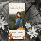 エレガントDandelionお祝いのLife Photo Card 招待状