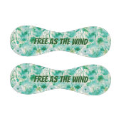 エレガントDandelionモノグラムグリーンとホワイト | 野球ボール (パネル)