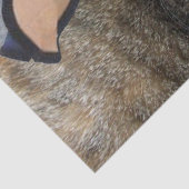 エレガントDIVA帽子の猫、ピンクのバラ母の日 薄葉紙 (詳細)